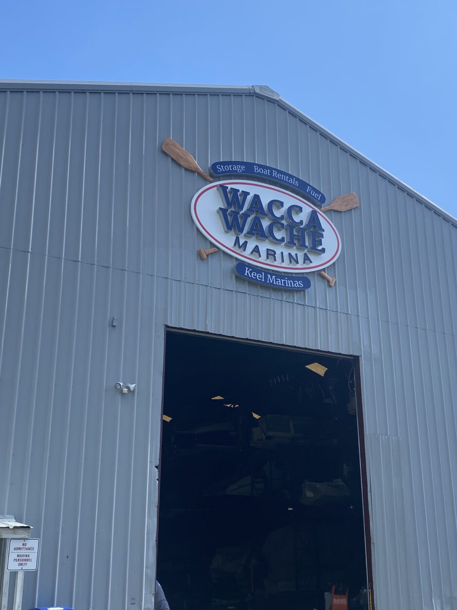 wacca wache marina boat storage facility