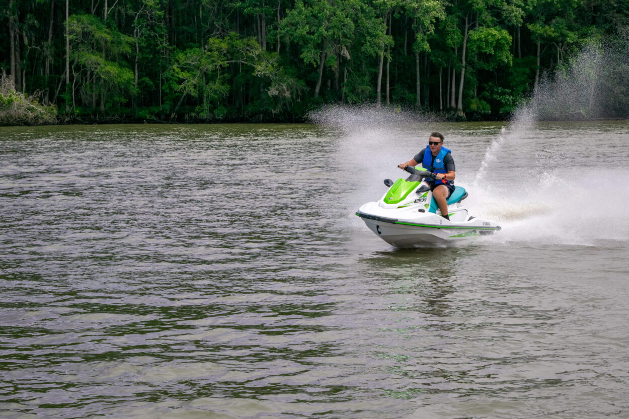 riding a jet ski in south carolina