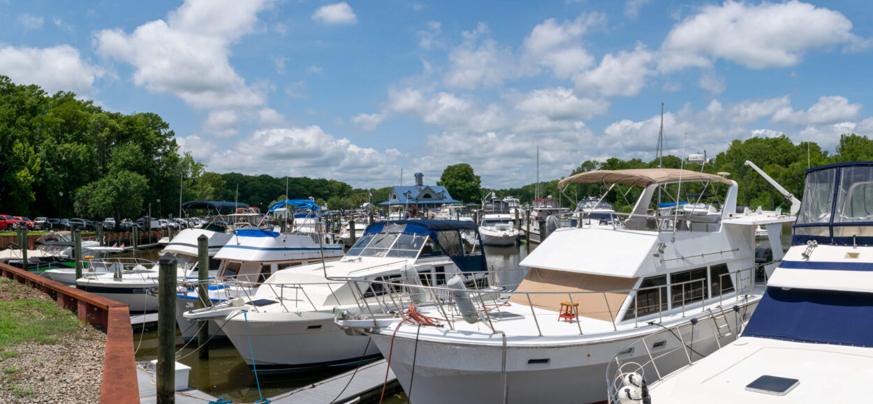 boats stored in wet slips south carolina