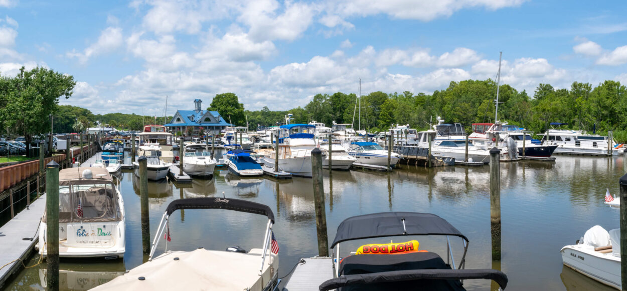 boats in wet slips in south carolina