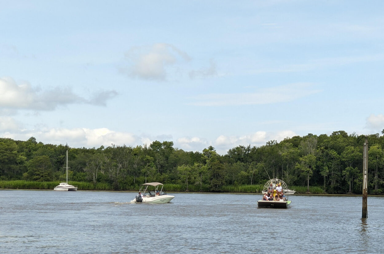 air boat tours from Wacca Wache Marina