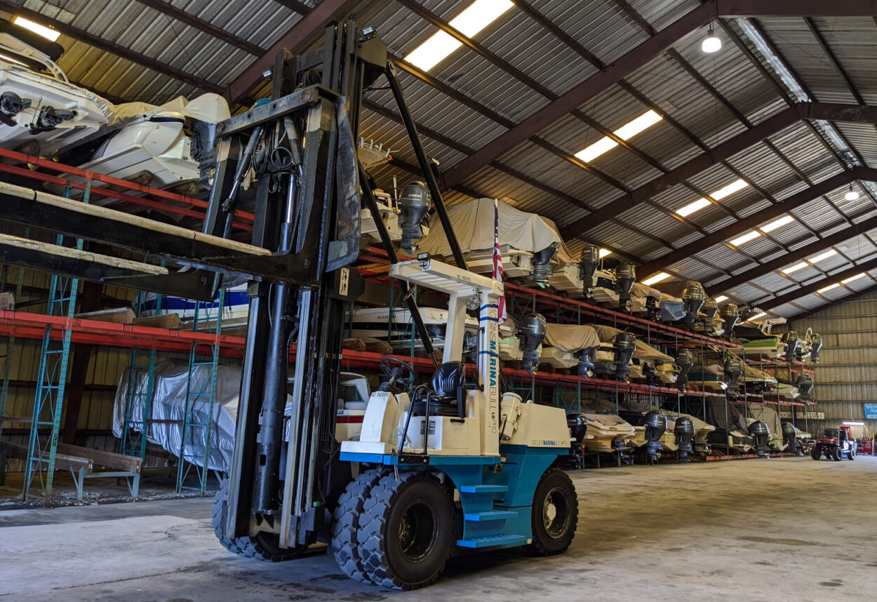 dry rack boat storage facility murrells inlet